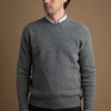 Suéter Masculino Lã Merino 5122 Gris Médio