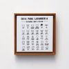 Guia para Lavanderia - Azulejo Decorativo + Moldura
