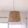 Taboa Cupula Luminaria Pendente 45X45X30 - Natural