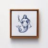 Sereia - Azulejo Decorativo + Moldura