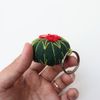 Cabeça de Frade Chaveiro - Verde Escuro
