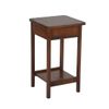 Antigo Moderno Mesa Lateral - Castanho Rustico