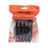 Clips Crocodilo Preto para Cabelo 5 unidades - Proart