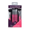 Kit com 6 pincéis Travel Beauty - Macrilan