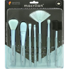 Kit com 7 Pincéis para Maquiagem KP9-4 Azul - Macrilan