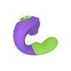 Vibrador Ponto G, Clitóris e Vagina Orgasmic Roxo/Verde - Intt Cosméticos
