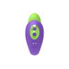 Vibrador Ponto G, Clitóris e Vagina Orgasmic Roxo/Verde - Intt Cosméticos