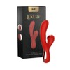 Vibrador de Ponto G e Estimulador Clitóris Oasis Vermelho Luxury - Intt Cosméticos