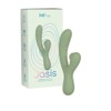 Vibrador de Ponto G e Estimulador Clitóris Oasis Verde - Intt Cosméticos