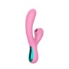 Vibrador de Ponto G e Estimulador Clitóris Oasis Rosa - Intt Cosméticos