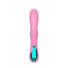 Vibrador de Ponto G e Estimulador Clitóris Oasis Rosa - Intt Cosméticos