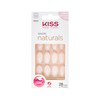 Unhas Postiças Kiss New York Salon Natural Amendoada Média