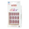 Unhas Postiças Kiss New York Salon Color Curta - Beautiful