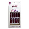 Unhas Postiças Kiss New York Salon Color Longa - Bonita