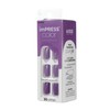 Unhas Postiças Color Curto Lilac Sky Impress - Kiss New York