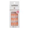 Unhas Postiças Autocolante Impress Nude - Kiss New York - Peach Perfect