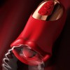 Vibrador e estimulador de clitóris 2 em 1 Enjoy Love Kiss Me - Vermelho