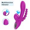 Vibrador Dupla Penetração Enjoy Love Crazy - Roxo