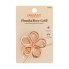 Piranha de Cabelo Rose Gold Flor - ProArt