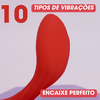 Vibrador e Sugador de Clitóris Enjoy Love Embrace - Vermelho