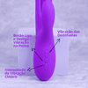 Vibrador 3 em 1 Ponto G Enjoy Love Harmony - Roxo