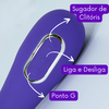 Sugador de Clitóris e Vibrador 2 em 1 Enjoy Love Symphony