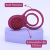 Anel peniano com estimulador de clitóris Enjoy Love Couples Rose