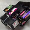 Maleta de Maquiagem com Compartimentos Hello Kitty - Klass Vough