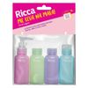 Conjunto Com 4 Frascos de Viagem - Ricca