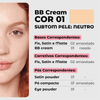 BB Cream Vegano 10 em 1 - Cor 01- Vizzela