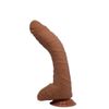 Pênis Consolo Realístico 27 cm com Glande Saliente Escroto e Ventosa - Enjoy Love