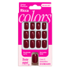 Unhas Quadrada Curta Vermelho Seda - Ricca