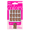 Unhas Quadrada Curta Nude Capuccino - Ricca