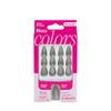 Unhas Stiletto Média Pérola Cinza - Ricca