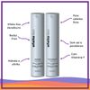 Kit Efeito Liso Shampoo e Condicionador 600ml - Acquaflora