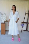 (Pré-venda) Vestido Vintage Off White