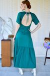 Vestido Circle Linho Esmeralda