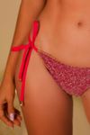 Biquíni CALCINHA Lurex Laço Rosa - Los Roques BICOLOR | kit-Y7T9W5G5A