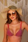 Biquíni TOP Lurex Cortininha Rosa - Los Roques BICOLOR | kit-Y7T9W5G5A