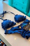 Biquíni CALCINHA Comfort Marinho Liso - Cannes | kit-Z1XCQUH79