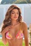 Biquíni TOP  Floral Rosa - Cannes | kit-W7LOMVH7K / kit-EUZASF5WD