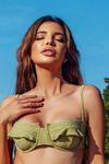 Biquíni TOP Lurex Verde com Aro de Sustentação - Búzios