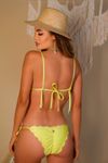 Biquíni Cortininha Laser Amarelo - Aruba