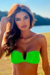 Biquíni Top Decote V Verde-Neon - Bora Bora