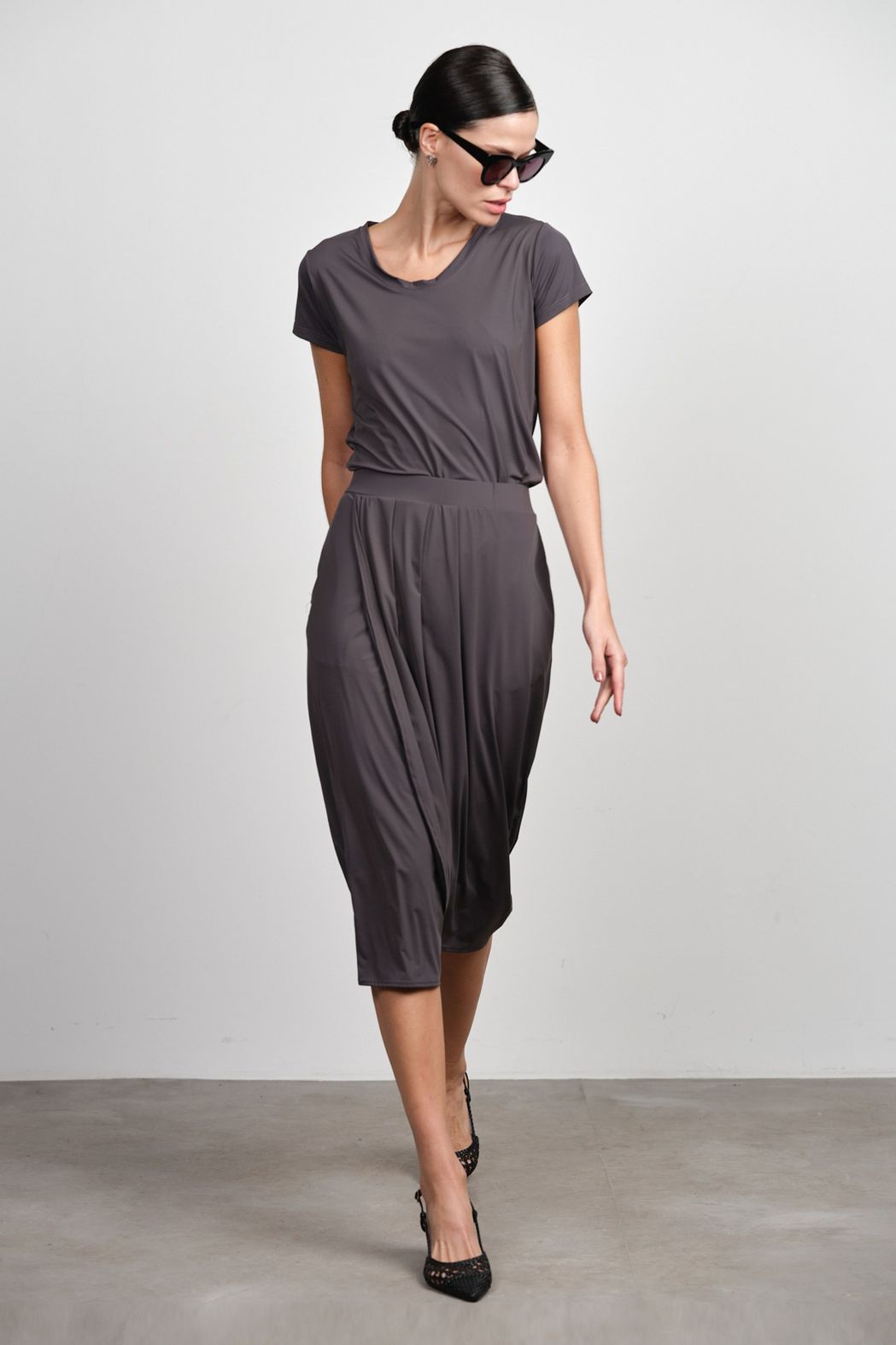 Blusa Fluity Cinza Ines