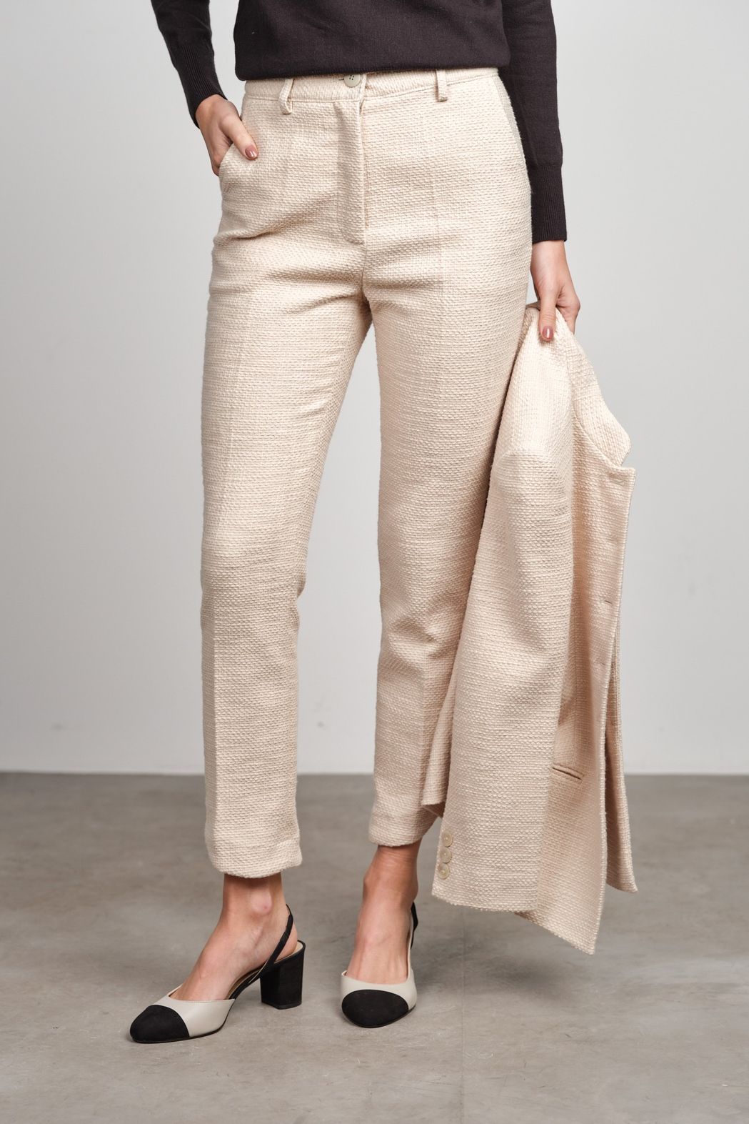 Calça Tweed Areia Luiza