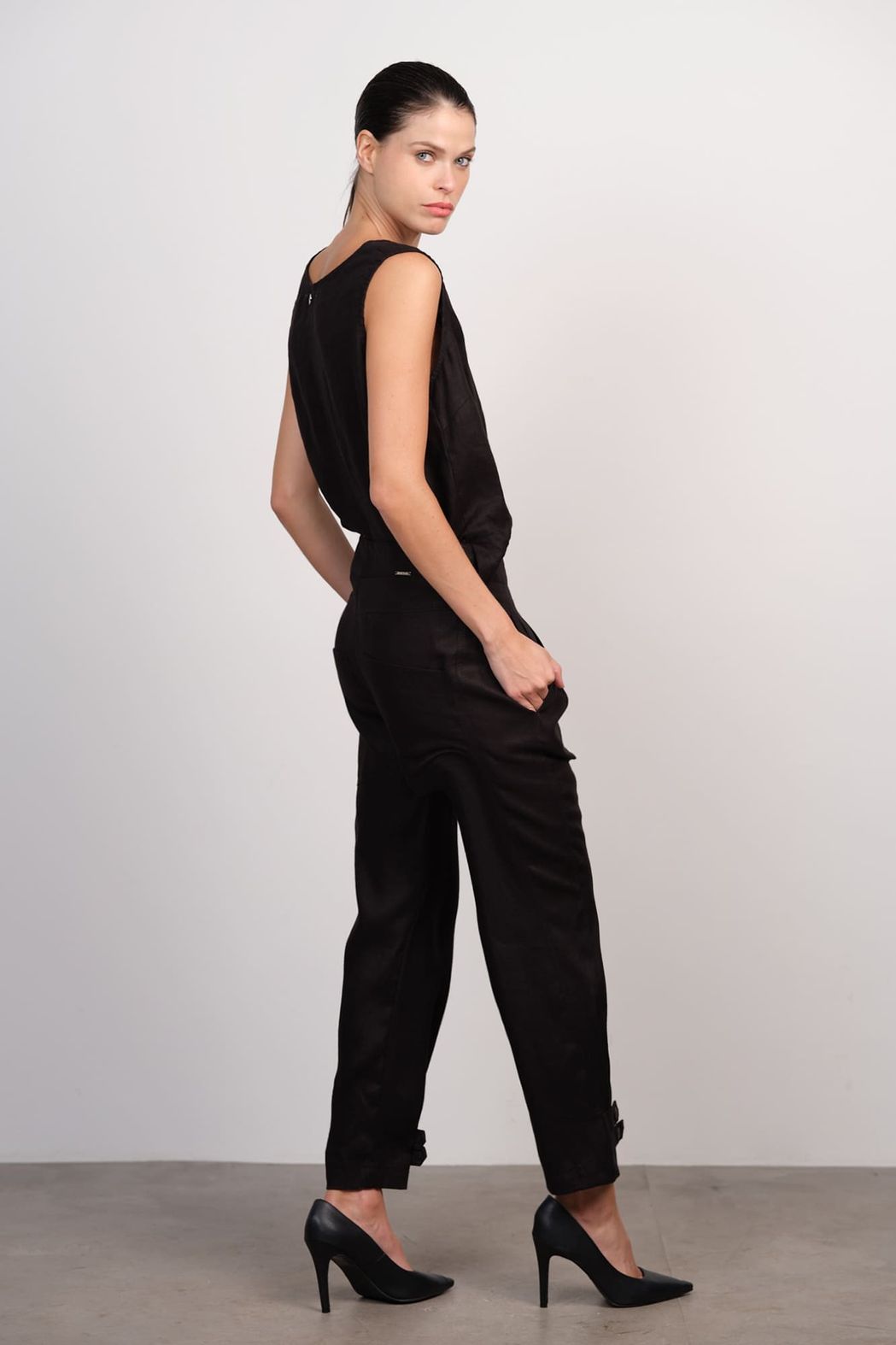 Calça Linho Preto Ivy