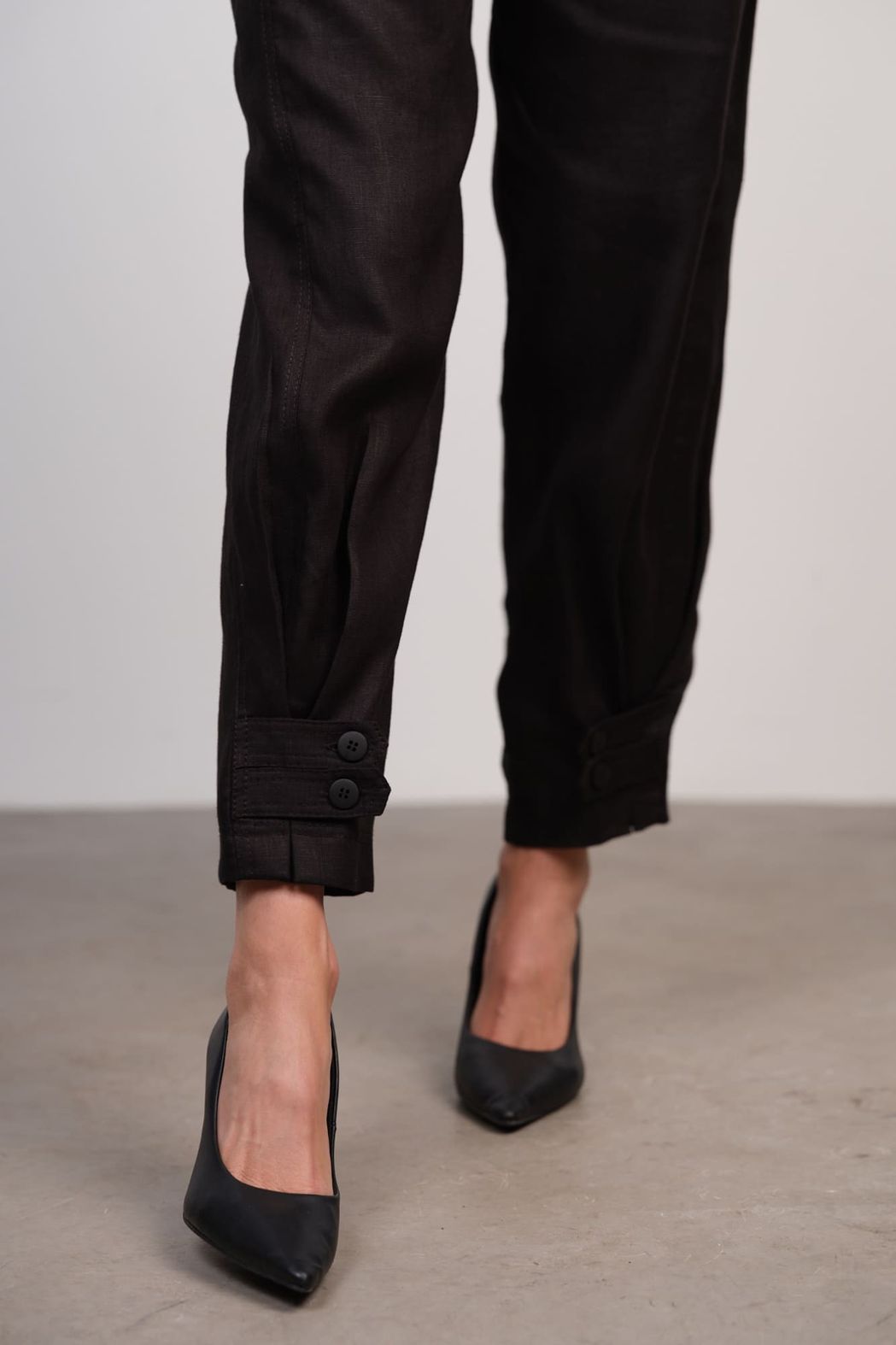Calça Linho Preto Ivy