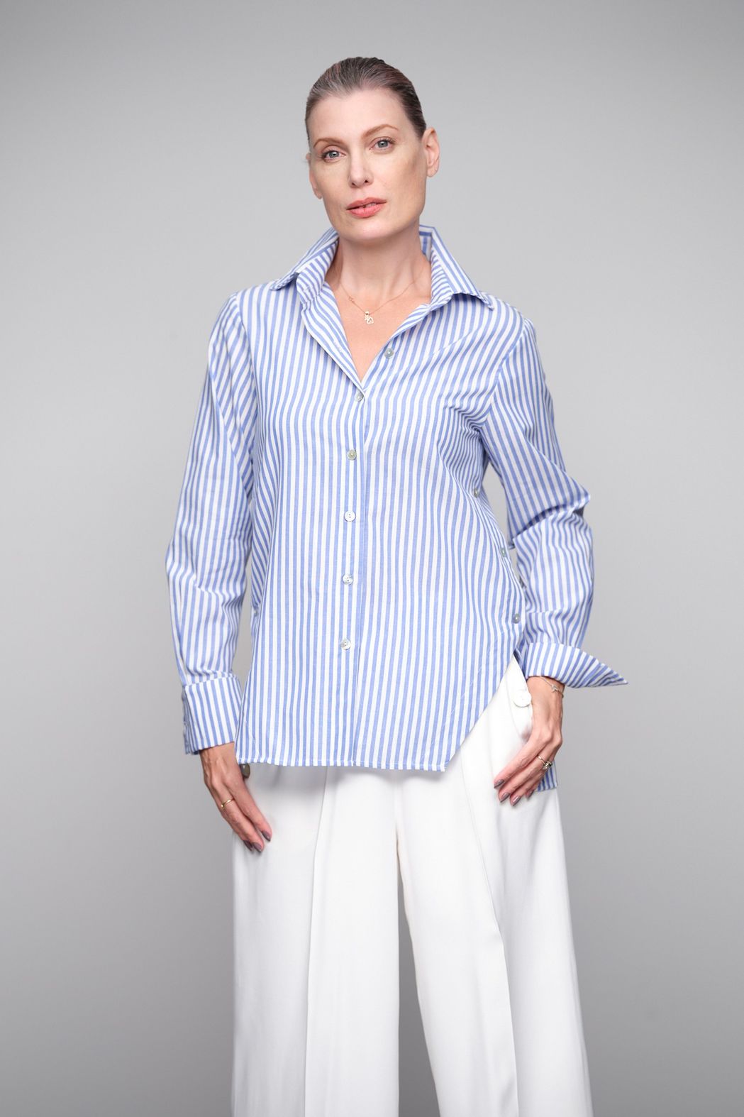 Camisa Tricoline Ligia