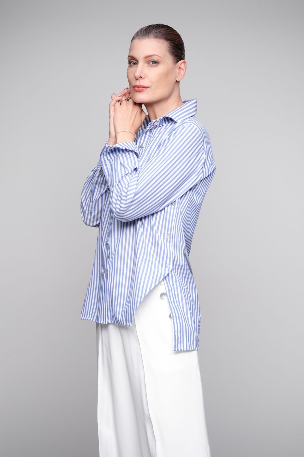 Camisa Tricoline Ligia
